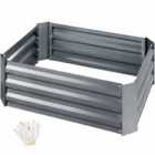Tectake Raised Bed Valeriana With Zinc-plating (80X60X30cm) Grey