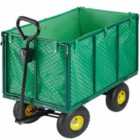 Tectake Garden Trolley Large Max. 544Kg Green