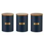 Otto Tea Coffee Sugar Storage - Navy