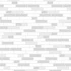 Holden Decor Oblong Granite Grey & Silver Tile Effect Wallpaper - 10.05m x 53cm