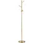 HOMCOM Modern Tree Floor Lamp w/ 3 Light - Gold