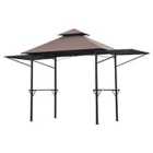 Outsunny Party BBQ Tent Outdoor Camping Patio Canopy Awing Waterproof