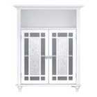 Teamson Home Windsor Double Door Bathroom Floor Cabinet - White