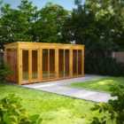 Power Sheds 16 x 4ft Pent Shiplap Dip Treated Summerhouse
