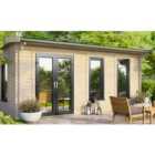 Power Sheds 18 x 12ft Apex Notched Logs Log Cabin