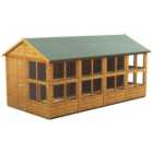 Power Sheds 16 x 8ft Apex Shiplap Dip Treated Potting Shed