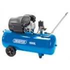 Draper DA100/412TV 100L Direct Drive V-Twin Air Compressor - 2.2kW