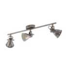 Eglo Seras 1 Antique Nickel 3 Light (Inclusive) Spot Light