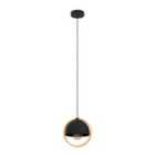 Eglo Callow Natural Wood Pendant Light