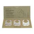 Green Feathers Bird Box Stainless Steel Cover Plate