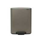 Brabantia 2 X 30L Bo Pedal Bin - Platinum