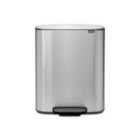 Brabantia 2 X 30L Bo Pedal Bin - Matt Steel