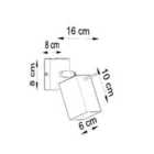 Sollux Wall Lamp Merida Black