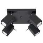 Sollux Plafond Merida 4 Black