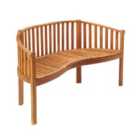 Garden Gear Acacia 3 Seater Banana Bench