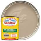 Sandtex Microseal Ultra Smooth Weatherproof Masonry 15 Year Exterior Wall Paint - Mid Stone - 5L