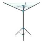 JVL 3 Arm Portable Free Standing Rotary Airer 16m