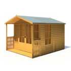 Shire Delmora 8 ft x 10 ft Summerhouse With Veranda