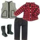 Sophias By Teamson Kids Doll Shirt Jeggings Vest And Boots Set For 18" Dolls