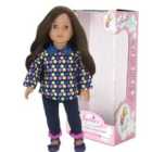 Sophia's By Teamson Kids 18'' Soft Bodied Brunette Doll Catherine Brown Eyes