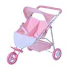 Olivia's Little World - Twinkle Stars Princess Baby Doll Twin Strollers - Pink