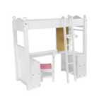 Olivia's Little World Little Princess Double Bunk Desk For 18" Dolls Gray/Pink