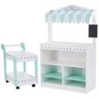 Teamson Kids My Dream Bakery Shop Treat Stand - White