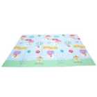 Teamson Kids - Hot Air Balloons Kids Soft Foam Crawling Mat Blue/Gray