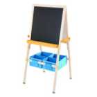 Teamson Kids - Little Artist Vangogh Kids Easels - Wood / Blue