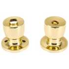 Privacy Polished Brass Door Knob - 1 Pair