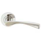Eden Chrome Round Rose Door Handle - 1 Pair