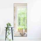 MirrorOutlet Manhattan Pewter Framed Modern Wall Mirror