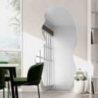 MirrorOutlet The Lacuna Frameless Pond Leaner - Wall Mirror 67" x 32" (170cm x 80cm)