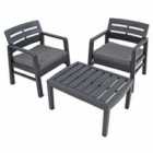 Venice 2 Seat Set Anthracite