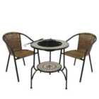 Summer Terrace Brava Fire Pit 60cm Set - San Remo