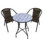 Summer Terrace Nassau Bistro 60cm Set - San Remo