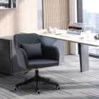 Vinsetto Office Chair With Rechargeable Vibration Massage Lumbar Pillow, Wheels