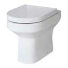 Nuie Harmony Back To Wall Pan - White