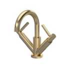 Hudson Reed Tec Lever Mono Basin Mixer - Brushed Brass