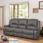 Oviedo 3 Seat Recliner Sofa Grey