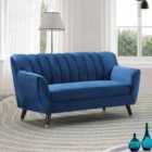 Overton 2 Seat Sofa Dark Blue