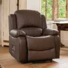 Oviedo Reclining Armchair Brown
