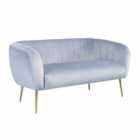 Crawford 2 Seat Sofa Light Blue