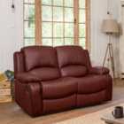 Oviedo 2 Seat Recliner Sofa Burgundy