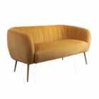 Crawford 2 Seat Sofa Yellow