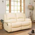 Oviedo 2 Seat Recliner Sofa Cream