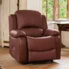 Oviedo Reclining Armchair Burgundy