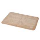 Showerdrape Clover Mocha Memory Foam Bath Mat 800 x 500mm