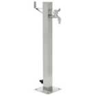 vidaXL Garden Water Column Stainless Steel Square 65cm