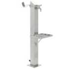 vidaXL Garden Water Column Stainless Steel Square 95cm